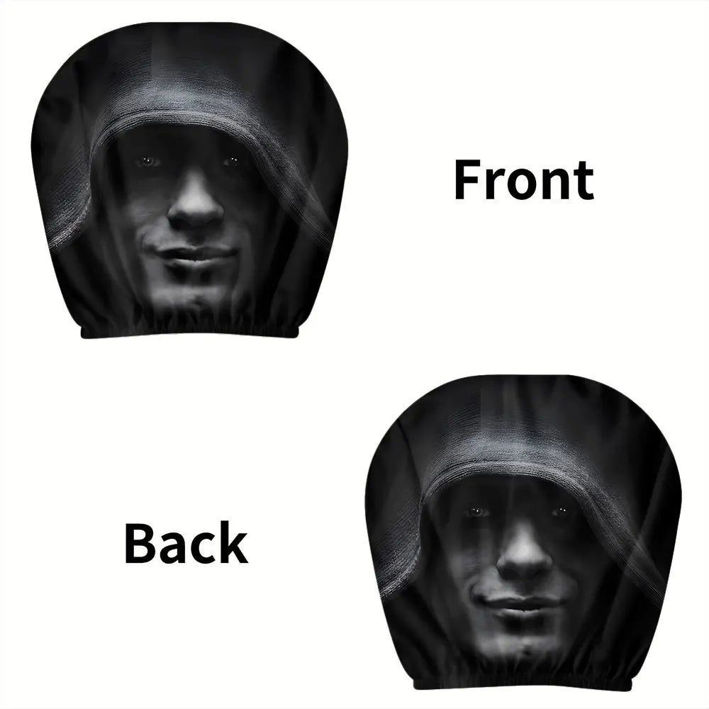 Shadow Passenger Headrest Covers