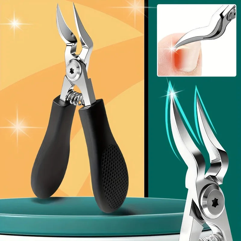 Heavy-Duty Stainless Steel Nail Clipper for Thick Toenails