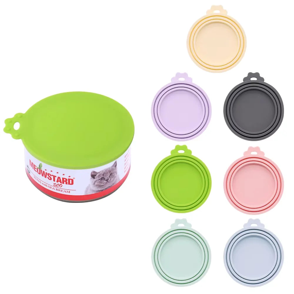 Reusable Silicone Can Lid BPA Free for Dogs and Cats