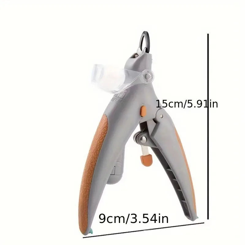 Pet Nail Clipper with LED Light – Stainless Steel Cat & Dog Nail Trimmer