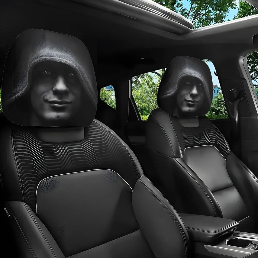 Shadow Passenger Headrest Covers